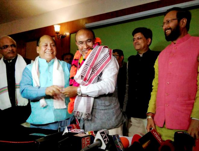 birensinghelectedleaderofbjplegislaturepartyinmanipur